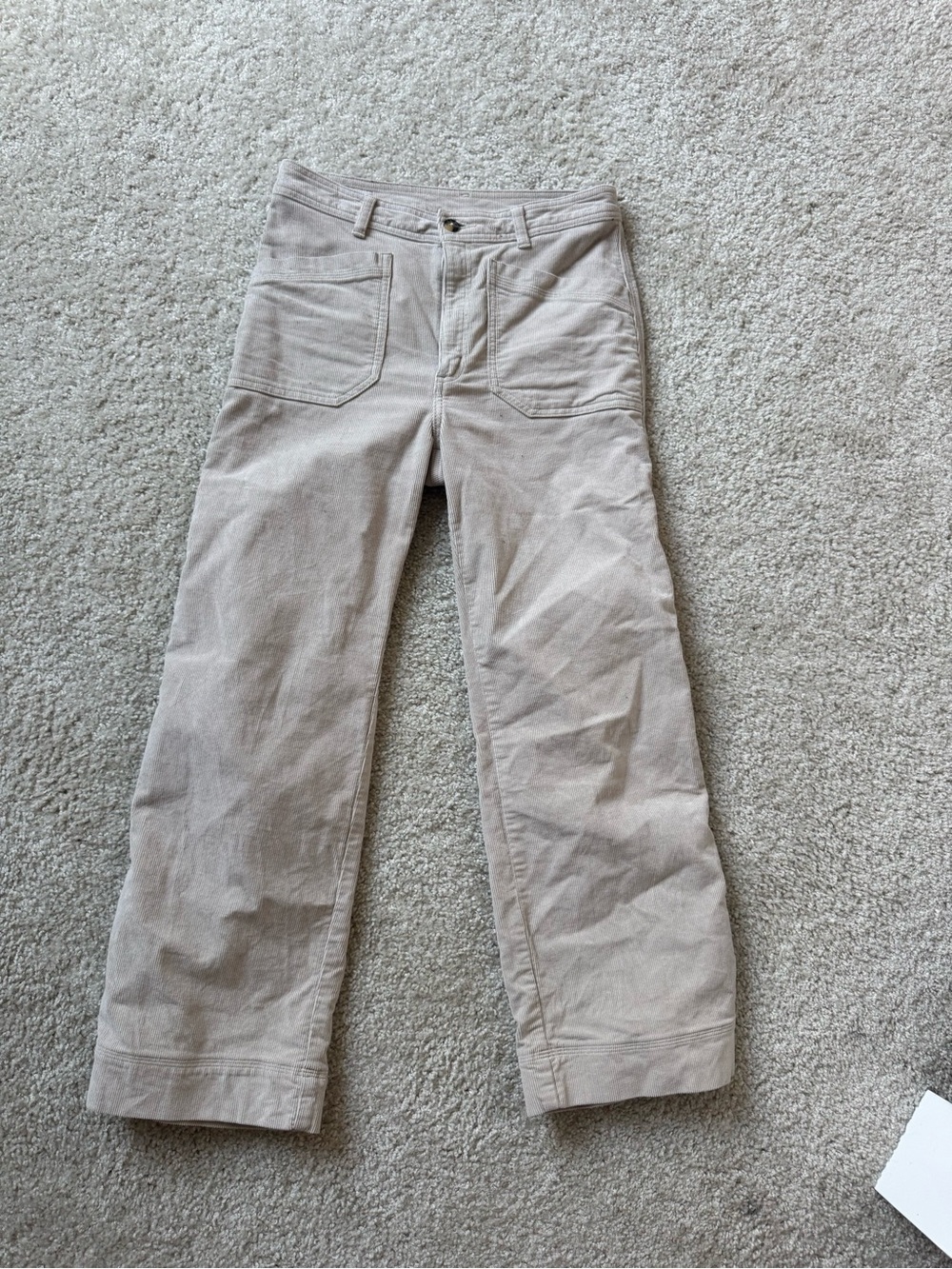 Patagonia Light Tan Corduroy Pants
